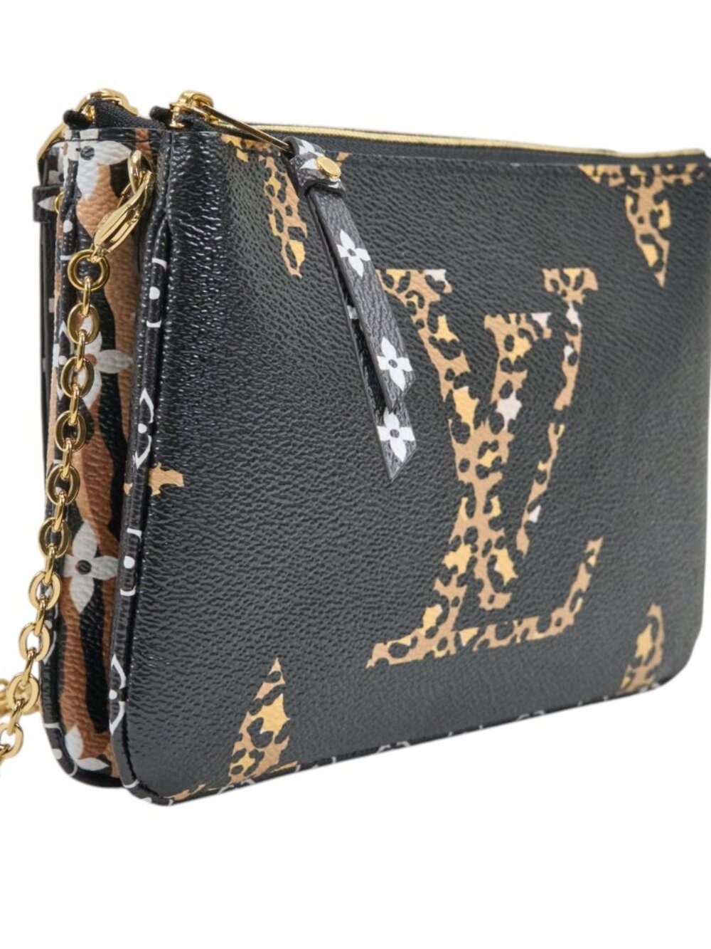 Louis Vuitton Monogram Gian Jungle Pocjette Double Zip